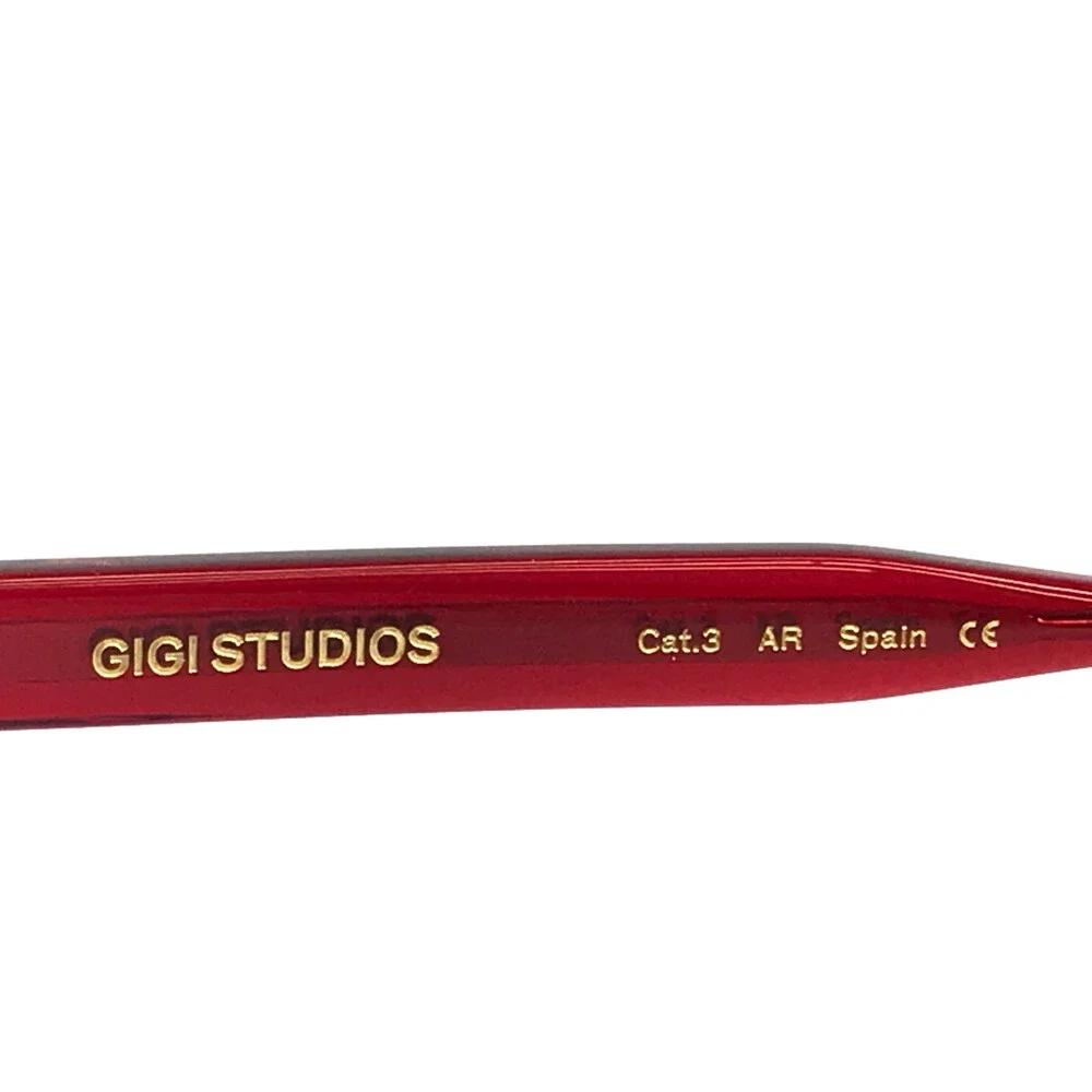 Gigi Studios Sunglasses AMALFI 6916/6 Clear Red Frames with Gray Gradient Lenses